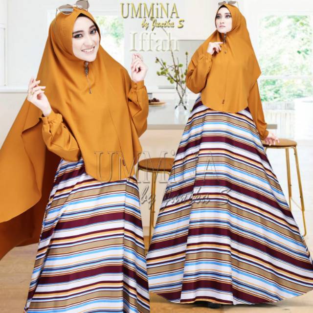 SALE... Iffah Syari Original By Ummina... Gamis Simple Syari...