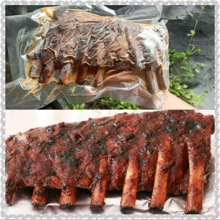 

Bali's BBQ Pork Ribs / iga Babi bumbu frozen siap MAKAN (NON HALAL)