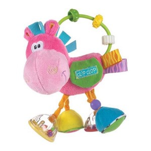 PLAYGRO CLOPETTE ACTIVITY RATTLE PINK