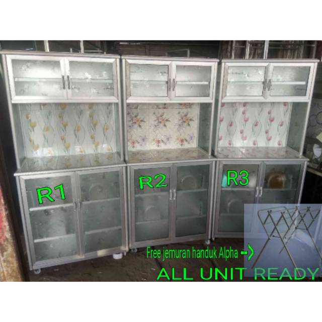 Rak piring 2 pintu keramik