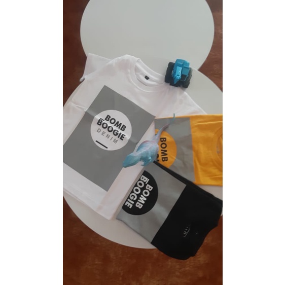 Kaos Baju Anak BOMBBOOGIE X DISTRO PREMIUM
