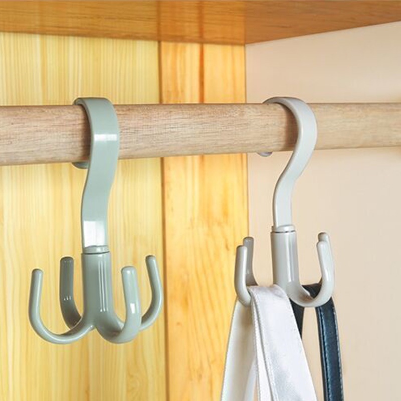 ✨Rak Pengering Sepatu / Tas / Pakaian / Topi Multifungsi Bisa Diputar / Kait tanpa tanda dapur kamar