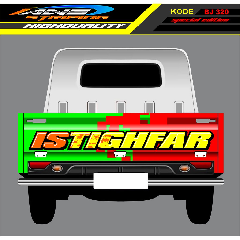 STICKER GRANMAX PICK UP / STIKER BAK BELAKNG GRANMAX ISTIGFAR / DECAL STICKER GRANMAX