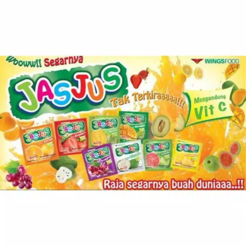 

Minuman serbuk jasjus 7g rasa buah