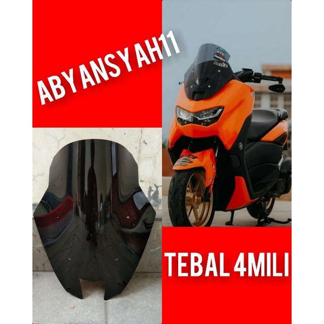 WINDSHIELD VISOR NMAX NEW 2020 SPORTY TDR TEBAL 4MILI