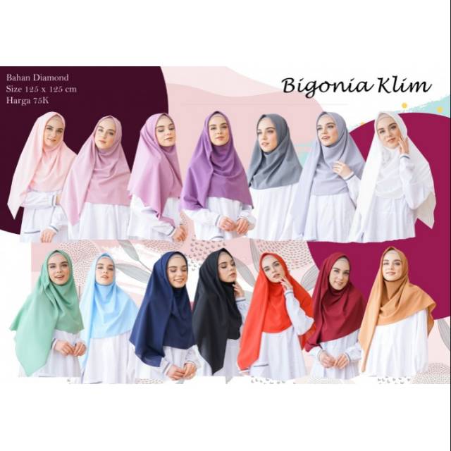 Kerudung Nibras Bigonia Klim