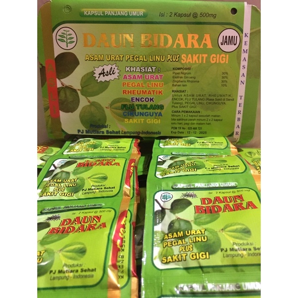 Kapsul Daun Bidara Persachet Asli