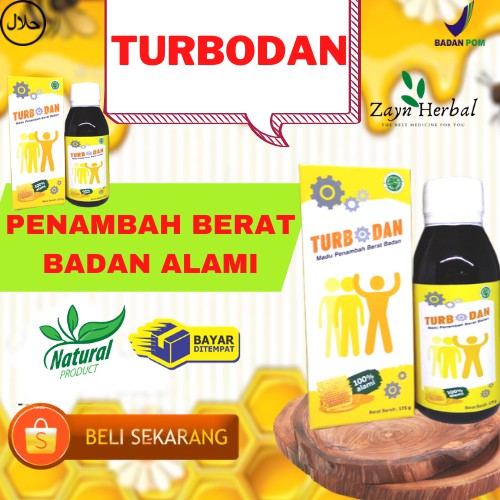 Penggemuk Badan | Penambah nafsu makan | Penambah berat badan | Vitamin TURBODAN