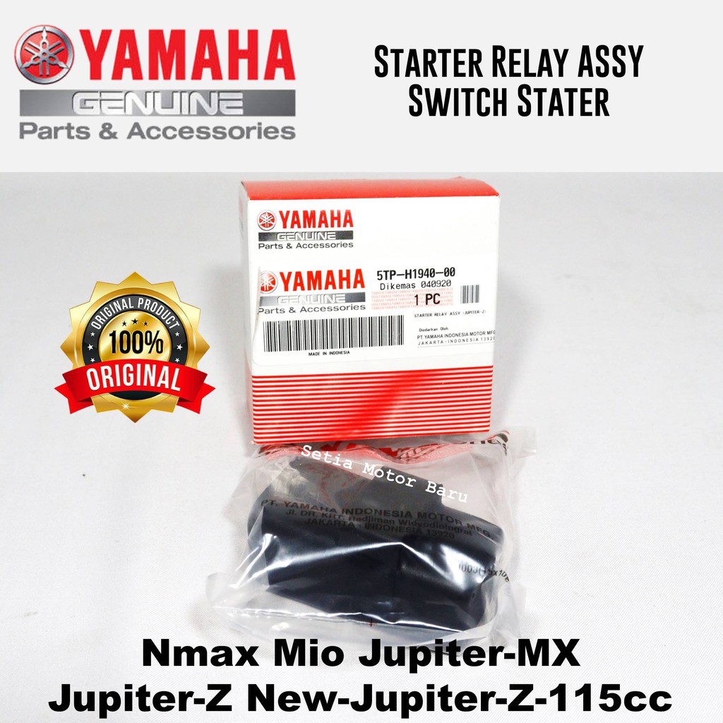 Bendik Relay Starter Assy Swit Stater Nmax Mio Mio J Soul Gt 115cc Jupiter Z Jupiter Mx Asli Yamaha