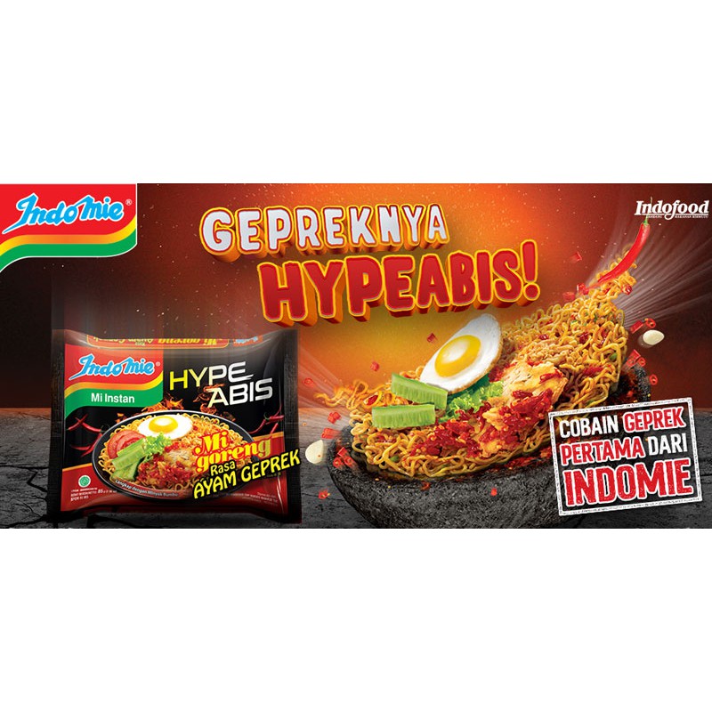 5 PCS INDOMIE HYPE ABIS AYAM GEPREK 85GR