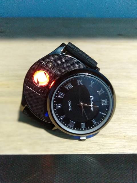 Jam Tangan Korek Api Elektrik / Jam Tangan Pria / Jam Tangan Pria Korek Api/Fashion Pria Jam Tangan