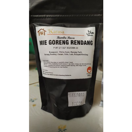 

BUMBU RASA INDOMIE GORENG RENDANG 100gr BUMBU INSTAN MIE GORENG HALAL