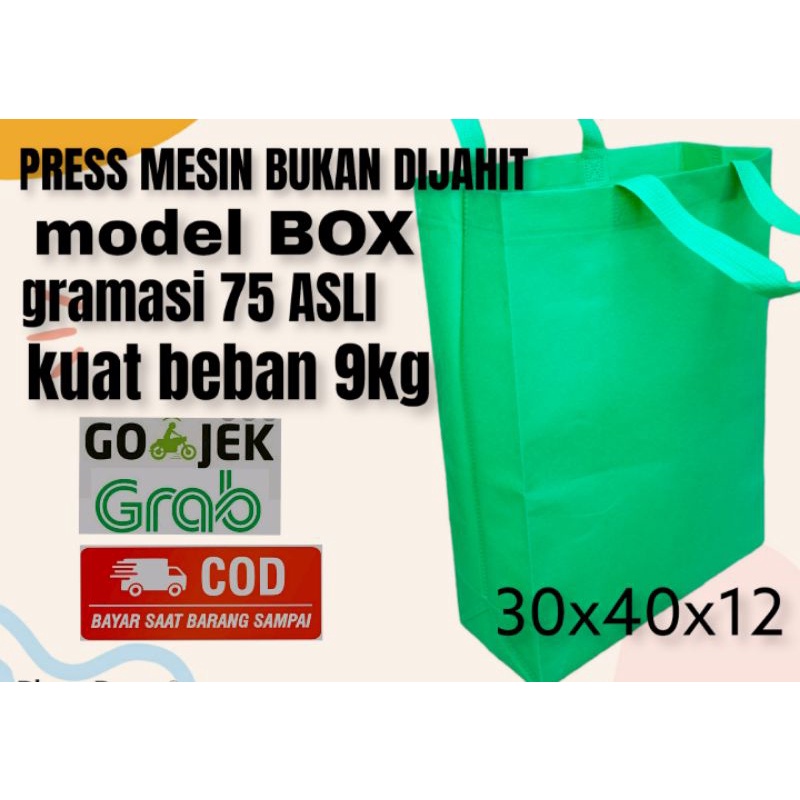 

GROSIR Tas Spunbond Goodiebag Press Box Tas Hajatan 30x40x12