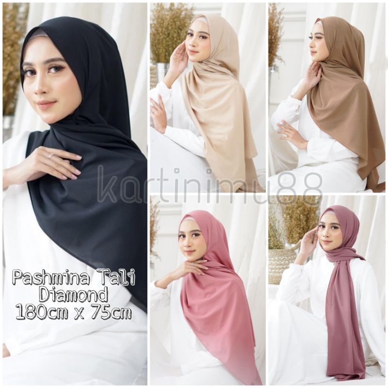 [COD] PASHMINA TALI PASHTAL DIAMOND ISABELA PREMIUM INSTAN GROSIR RESELLER PASTAL TERMURAH LARIS