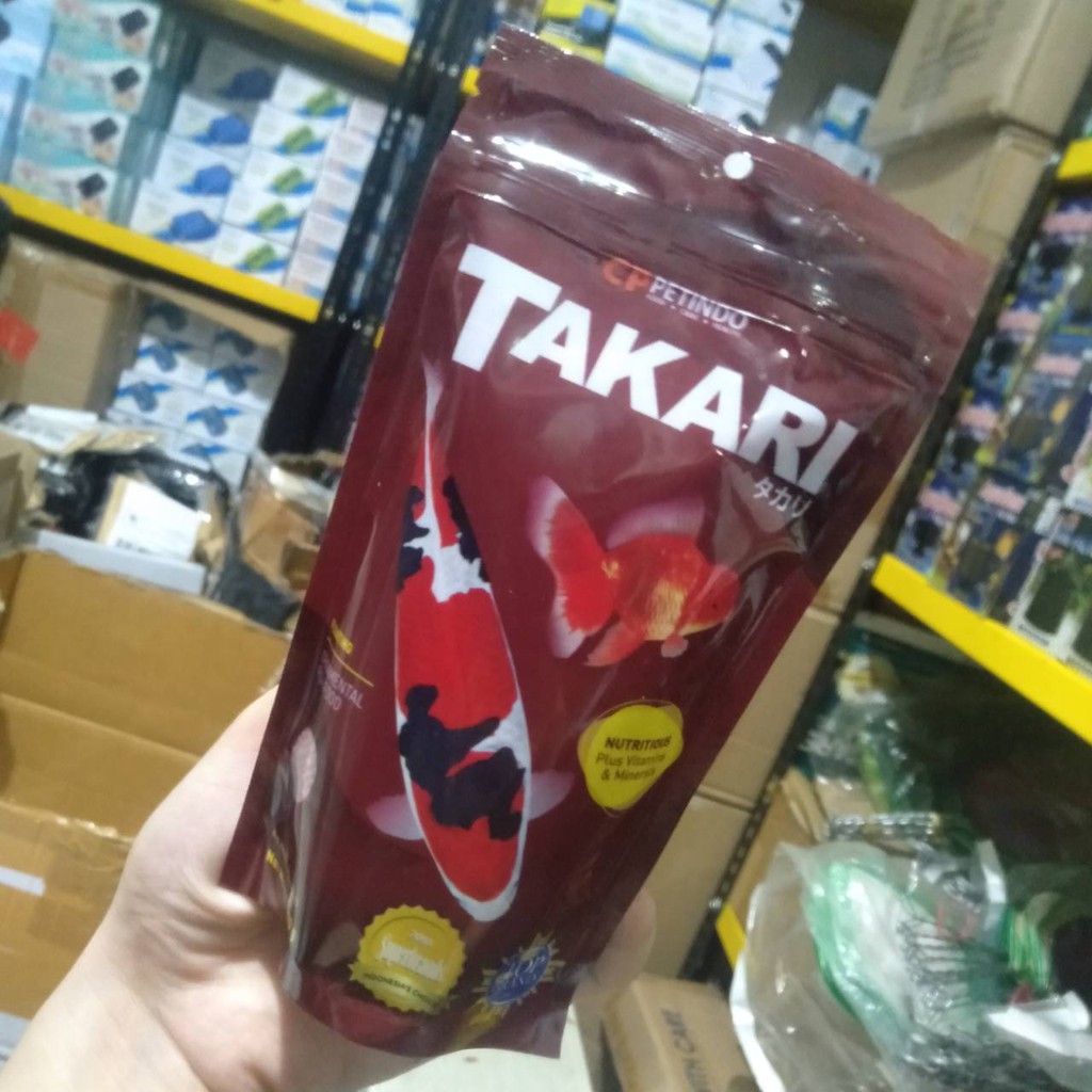 PELET IKAN TAKARI MERAH 100 GRAM FLOATING