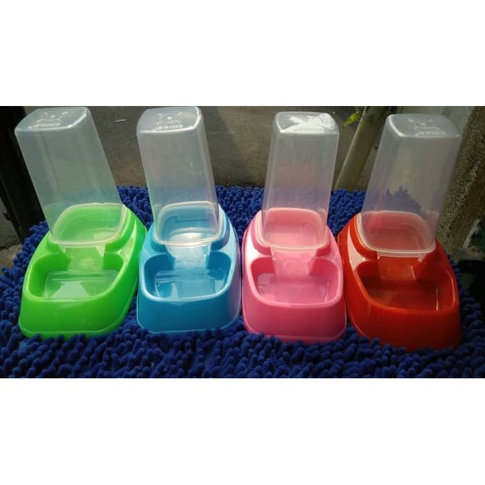 LJ AUTO PET FEEDER - TEMPAT MAKAN &amp; minum ANJING KUCING musang kecil