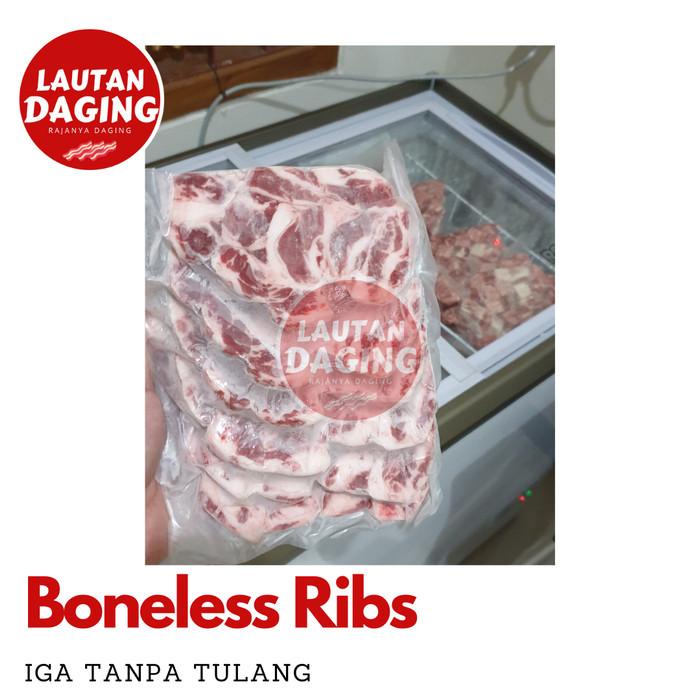 

Steak | Termurah Us Boneless Wagyu Ribs Galbi / Kalbi / Karubi 1,5Cm @500Gr
