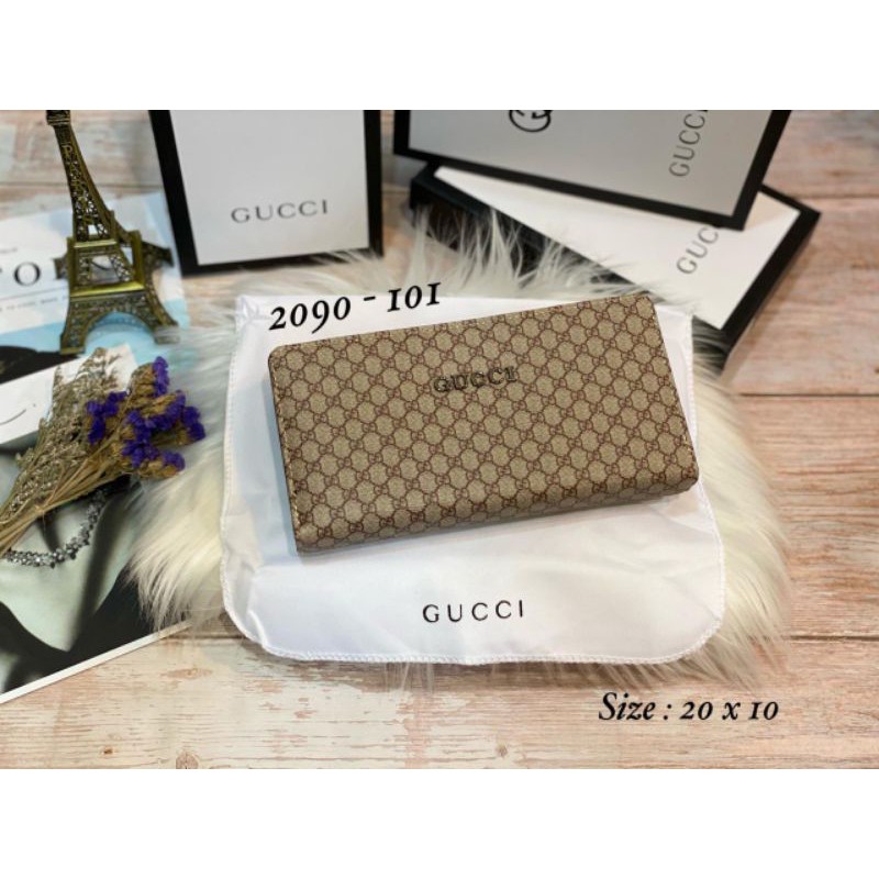 dompet branded GC lipat panjang sleting L kode 2090