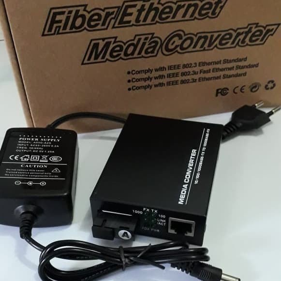 Media Converter 1Pair 1001000 AB