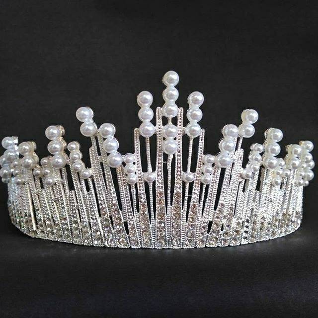 Mahkota Mutiara Headpiece Aksesoris Hijab gambar 17