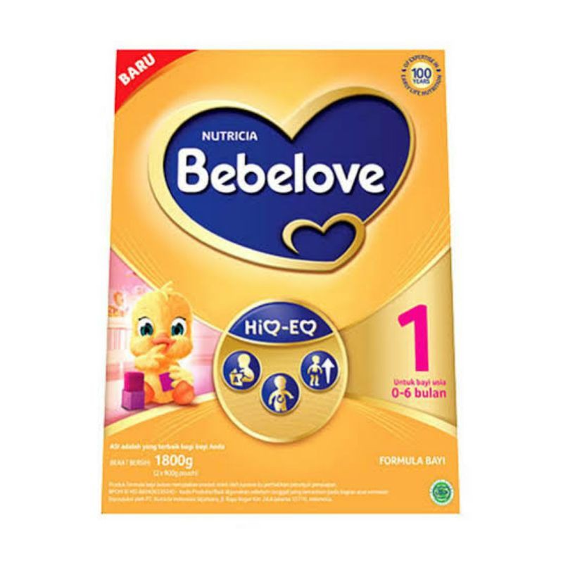 

Bebelove 1 Usia 0-6 bulan Ukuran 400gr, 800gr, 1800gr