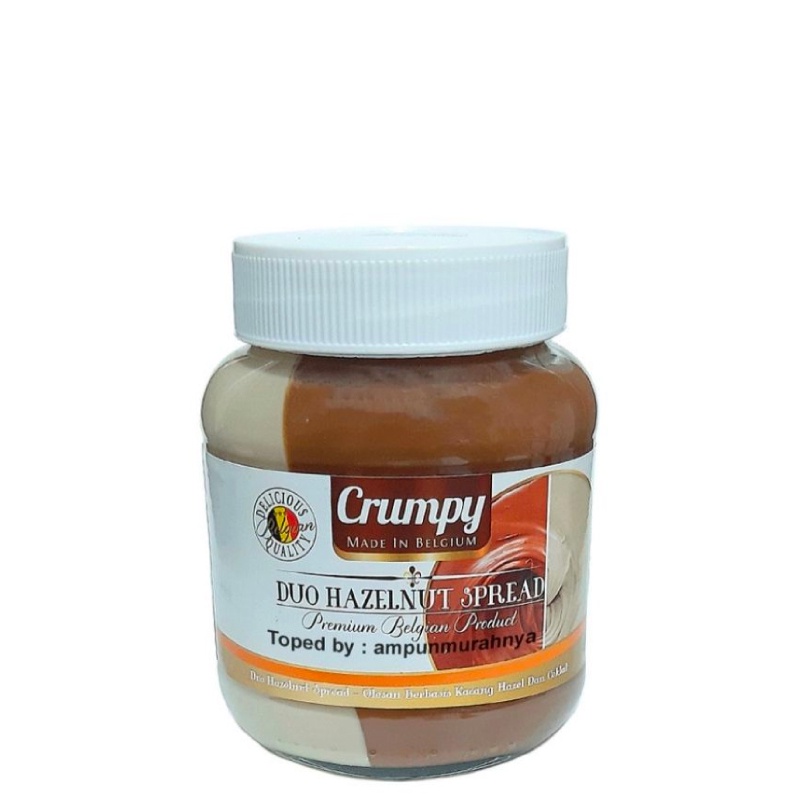 

Crumpy Duo Selai Cokelat & Hazelnut 400 gr