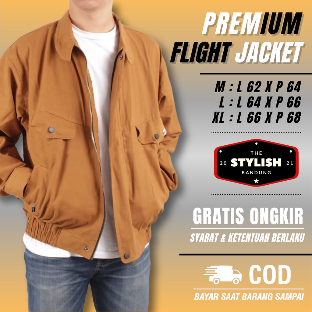 Jaket Pilot / Flight Jacket / Aero Flight Jacket / Jaket Casual / Jaket Pria / Jaket Kece