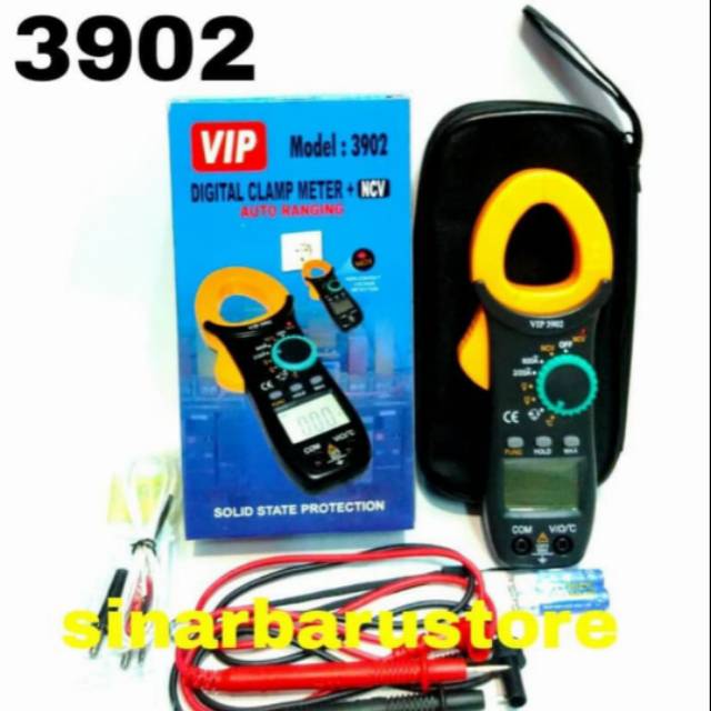 TANG AMPERE/ DIGITAL CLAM METER + NCV VIP  3902