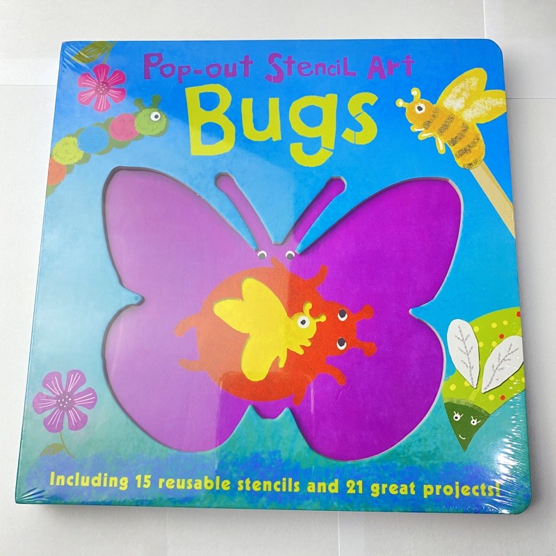 

Pop-Out Stencil Art - BUGS (Board book)