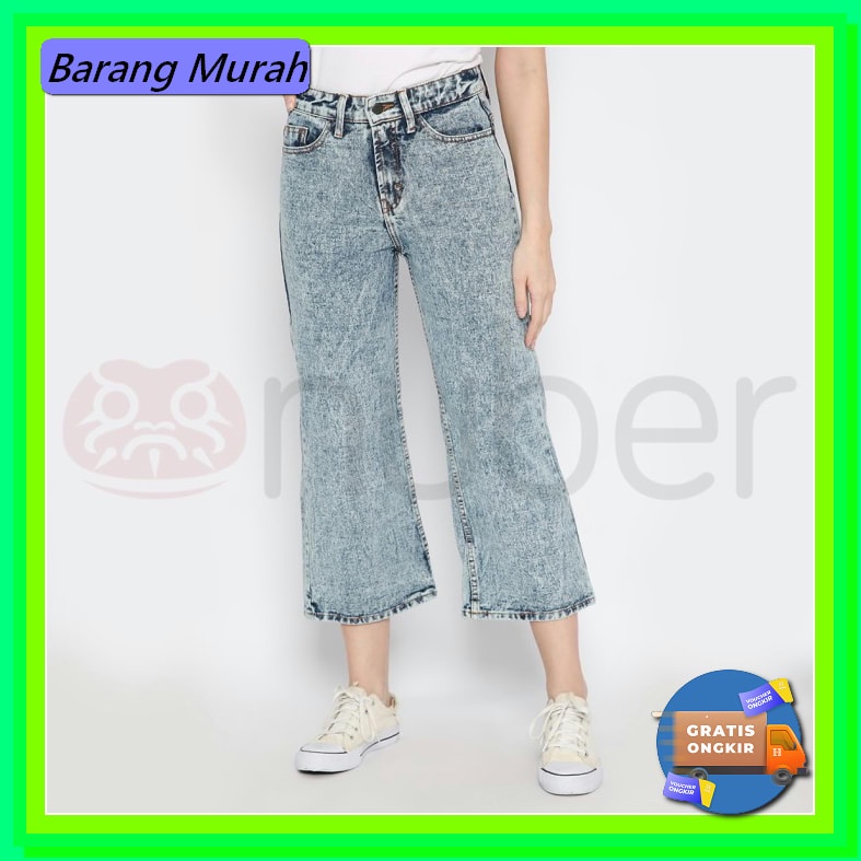 Design United Black Jeans Size Celana Hitam Panjang Denim Jins Ce JU225 Celana Panjang Jeans Wanit