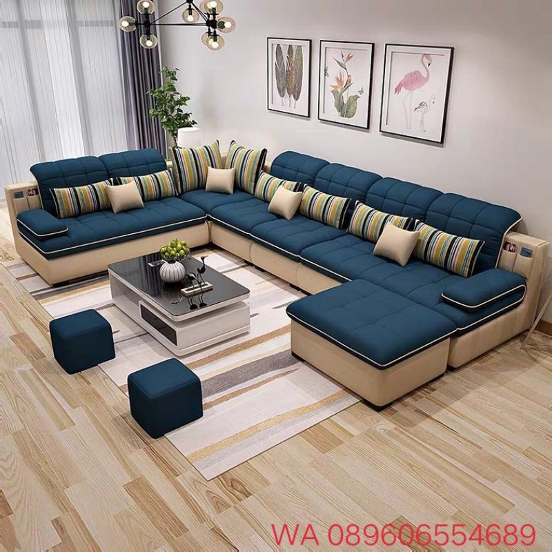 Sofa U Living / sofa U minimalis / sofa keluarga / sofa modern / kursi tamu / sofa terbaru 2020