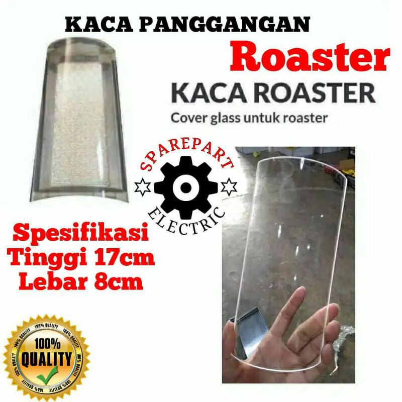 KACA PLAT ROASTER PANGGANGAN KOMPOR SOSIS ORIGINAL SEMUA MERK