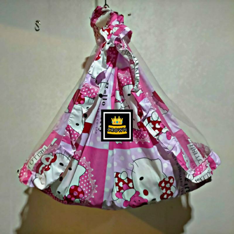 Ayunan Karakter + kelambu + kasur | Ayunan Bayi | Kain Ayunan Karakter-015