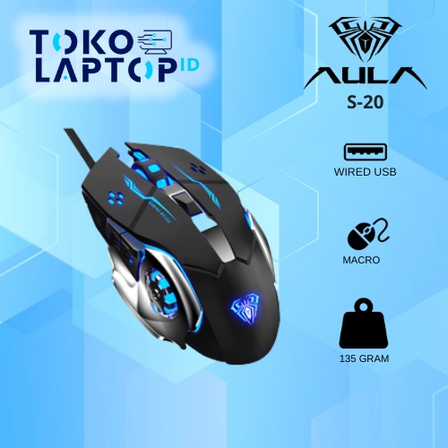 Aula S20 / S-20 Gaming Wired Mouse Macro Software