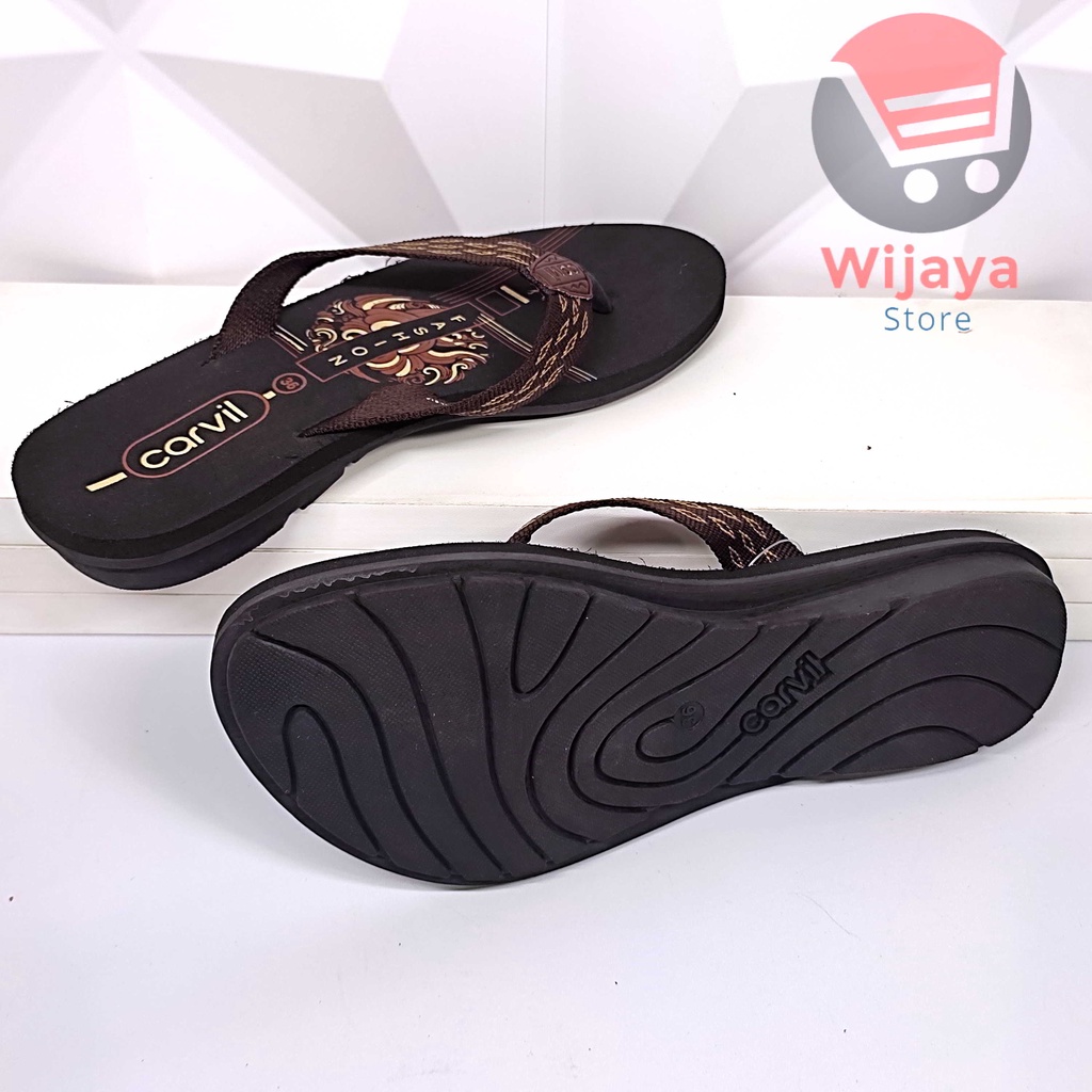 CARVIL TITANIA SANDAL WANITA CARVIL ORIGINAL SENDAL JEPIT CEWEK PEREMPUAN BERKUALITAS ROSITA DESTY FIORELLA