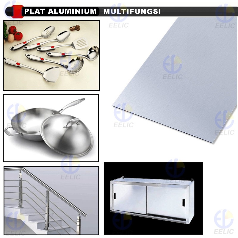 EELIC PLT-A2MM PLAT ALUMINIUM PANJANG 20X30CM TEBAL 2 MM MULTIFUNGSI BERKUALITAS TINGGI