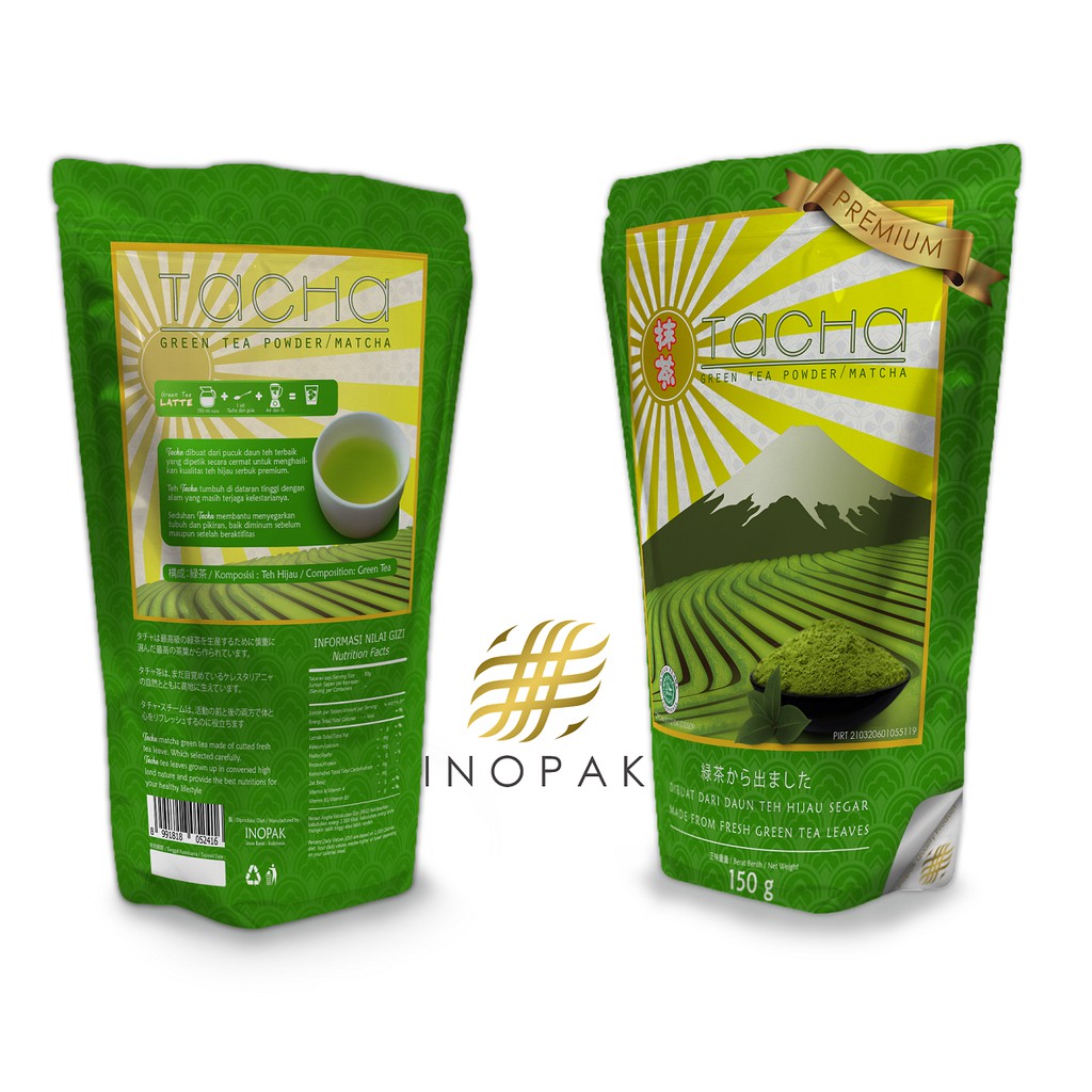 

Teh Hijau Serbuk Asli / Teh Hijau Bubuk / Green Tea Powder Original "TACHA" 150 Gram