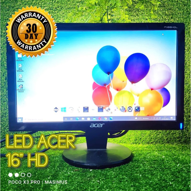LED Monitor Komputer ACER 15.6 wide P166hql