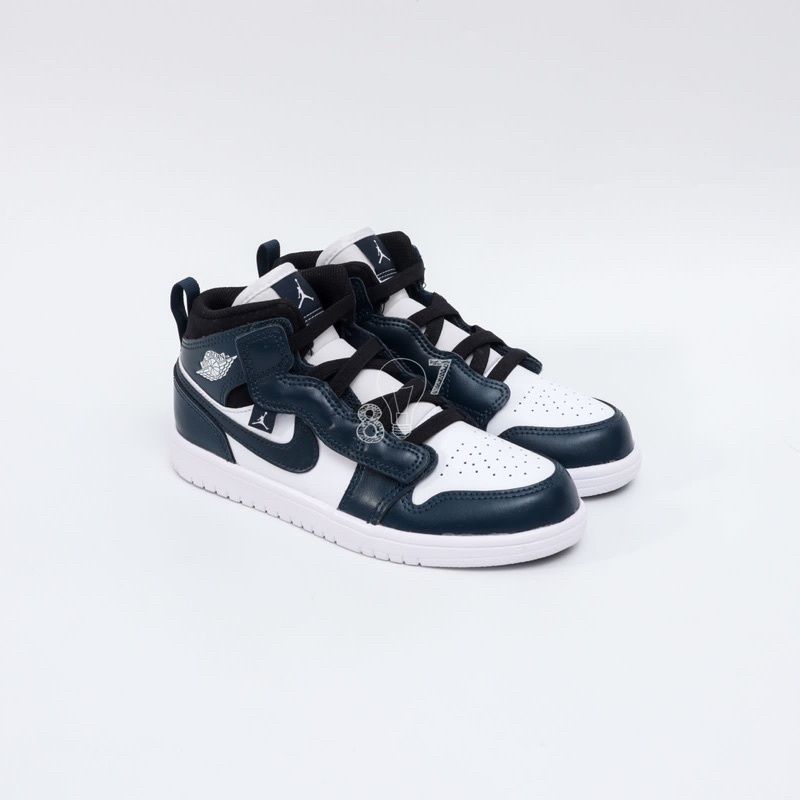 Air Jordan 1 Mid Armory Navy Kids