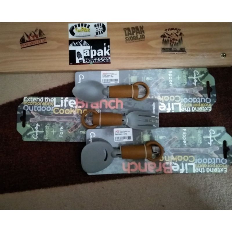 alat makan camping outdoor
