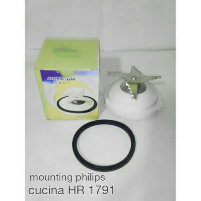 Mounting pisau blender philips hr 1791