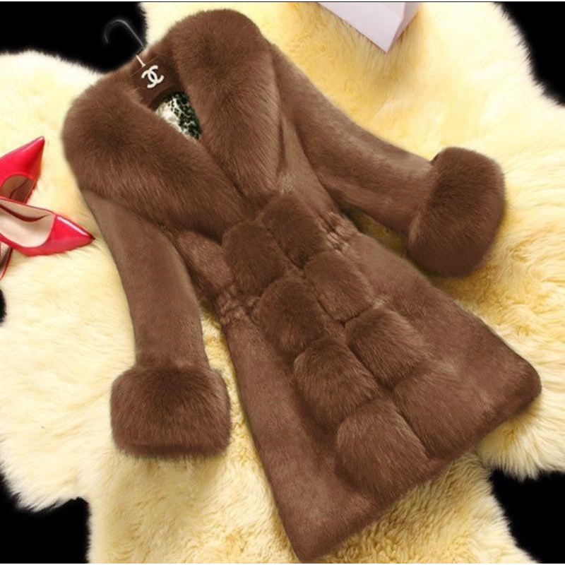 WOMEN FUR COAT SYBIL BULU WANITA MUSIM DINGIN WINTER TURKI KOREA - SUDAH REDY TIDAK PO