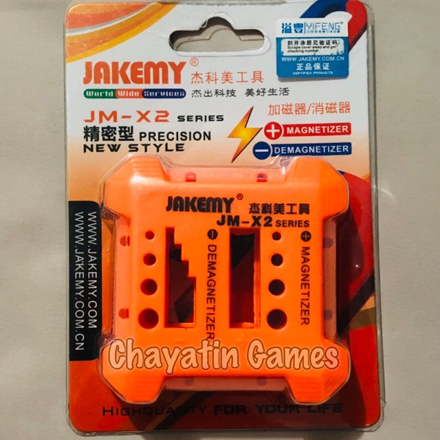 ALAT PENAMBAH DAYA MAGNET PADA OBENG / MAGNETIZER / DEMAGNETIZER JM-X2