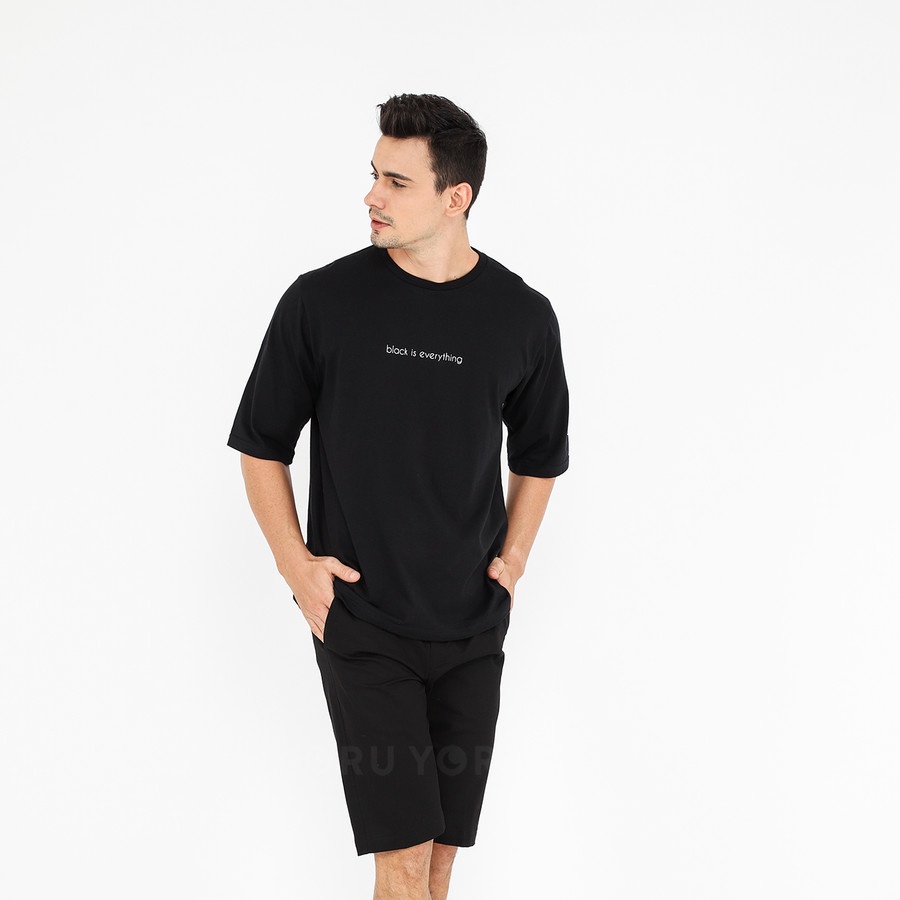 Yoru Atlas - Kaos Oversized Hitam by Yoru