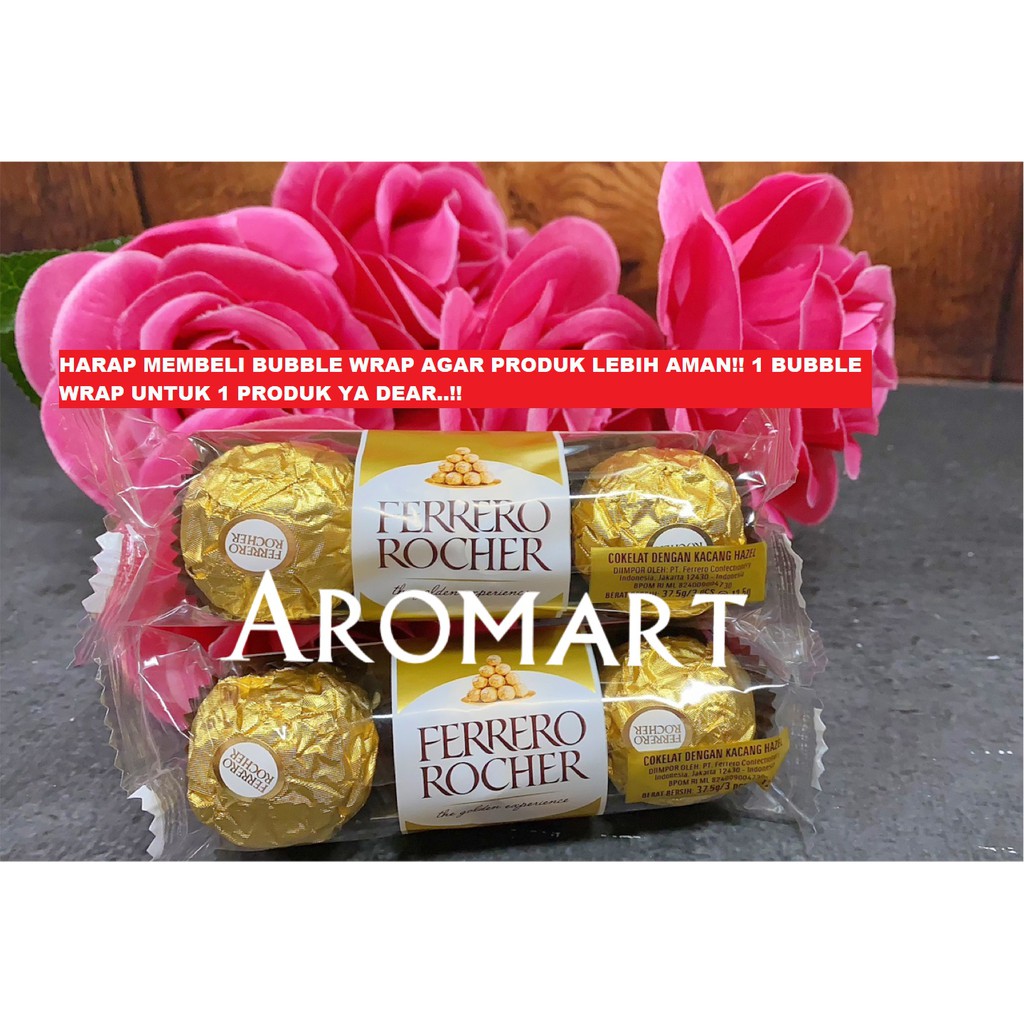 

Ferrero Rocher T3 Coklat Cokelat (Harga belum termasuk bubble-wrap!) - 37,5g