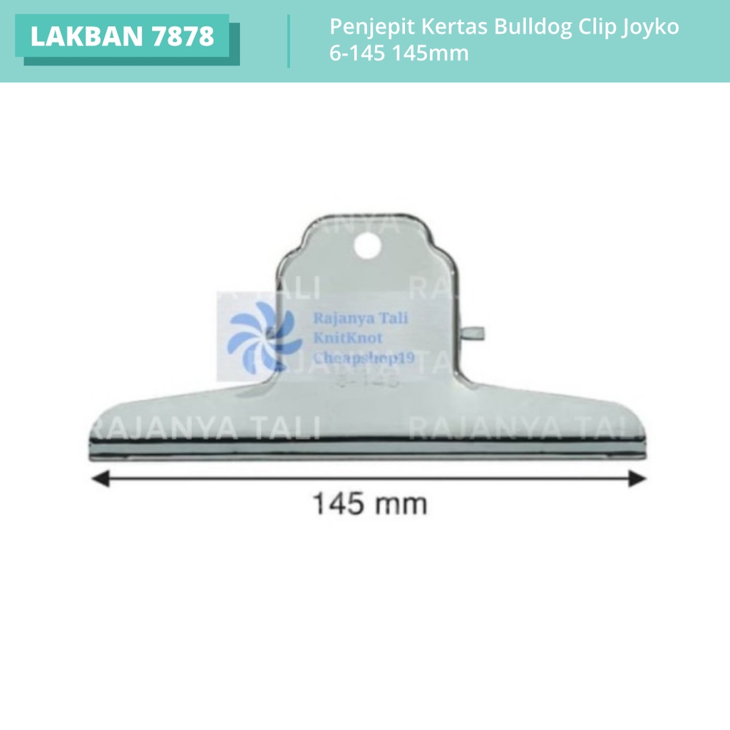 

Penjepit Kertas Bulldog Clip Joyko 6-145 145mm