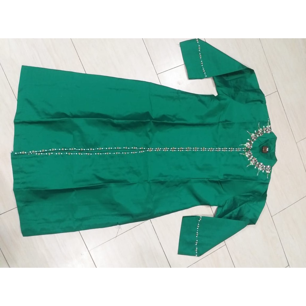 Kebaya taffeta tunik payet crystal
