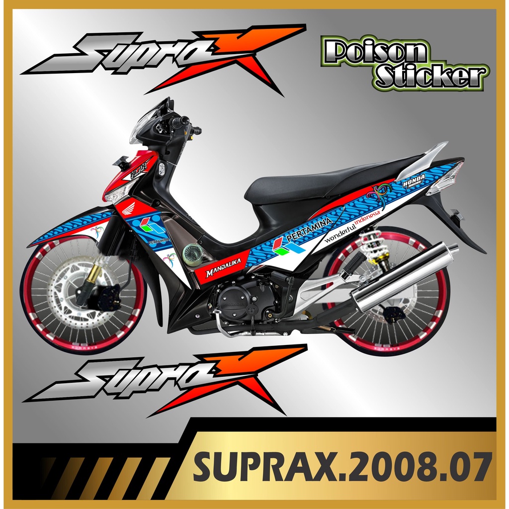 STRIPING SUPRA X 125 2008 STIKER SUPRA X 125 STICKER LIS LIST SUPRA X 125 2008 CODE 07