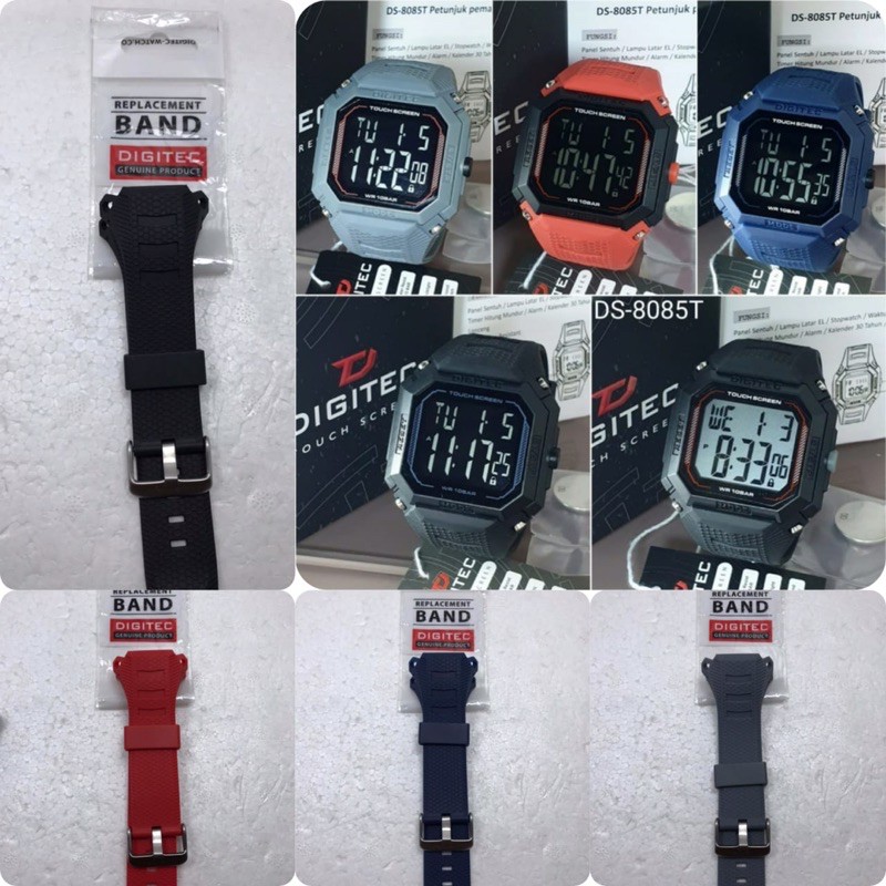 TALI JAM TANGAN DIGITEC DG 8085 TOUCH SCREEN ORIGINAL PABRIK