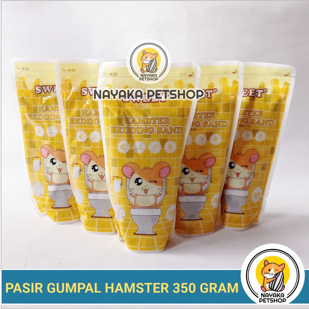 Pasir Gumpal Wangi Hamster Bedding Sand 350 gr Sweet